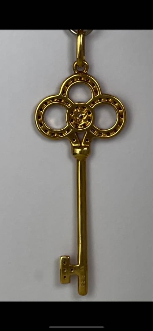 K18YG ペンダント　D-0.23ct