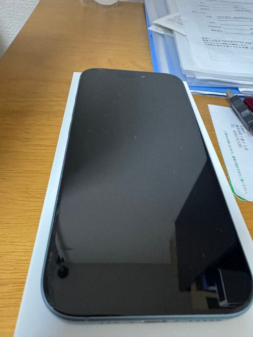 美品　iPhone16 128GB ティール　SIMフリー　MYDV3J/A