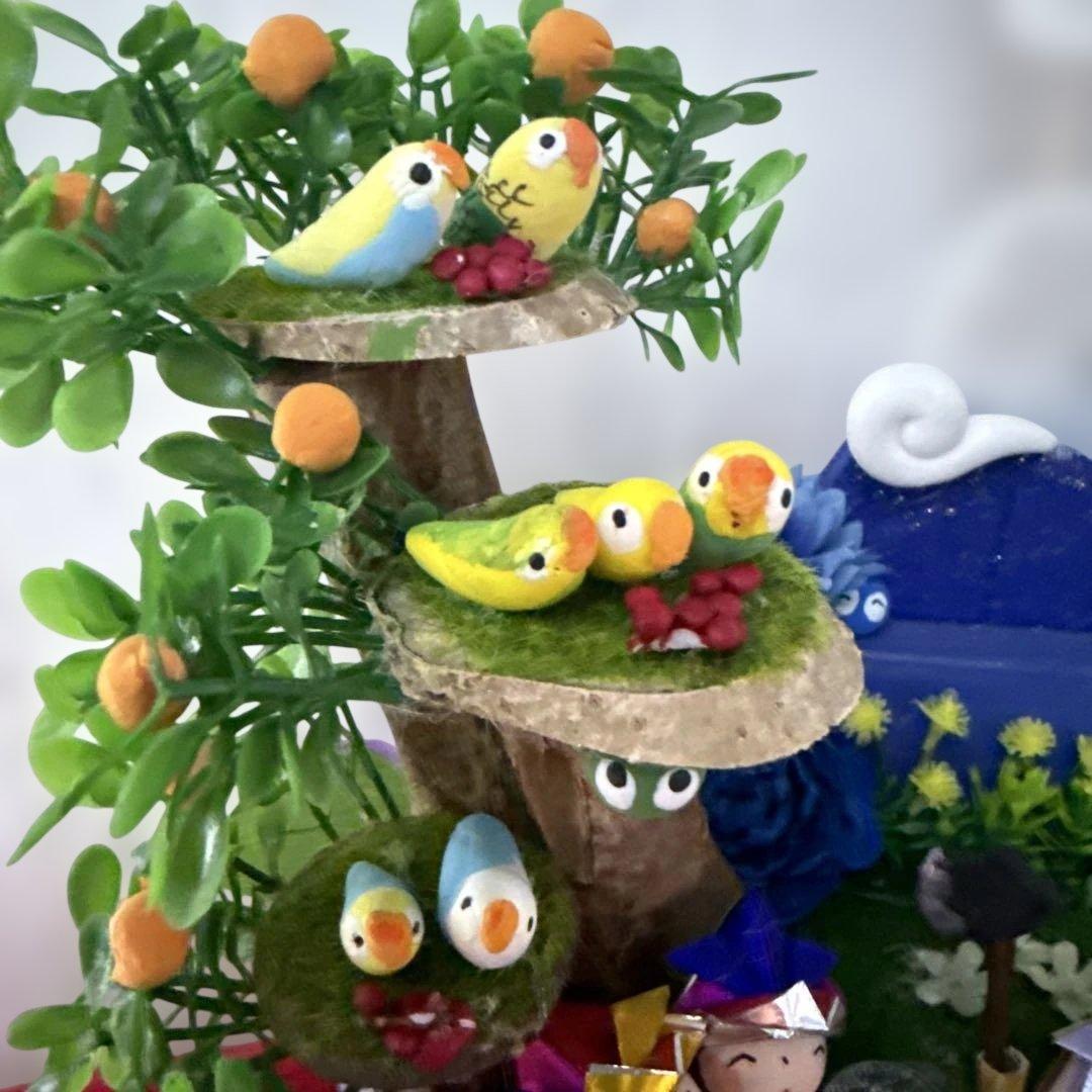 どんぐりアート♡Happy 端午の節句ライト付きオブジェ♡