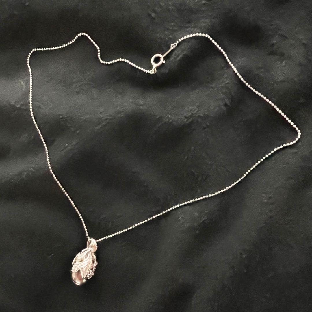 南洋真珠ネックレス、ペンダント/シルバー925/ヴィンテージ