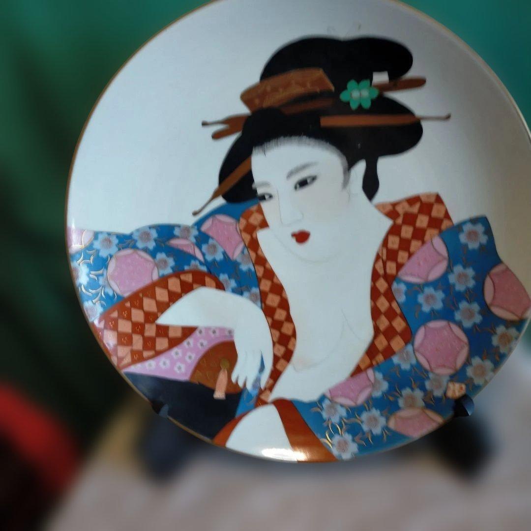 浮世絵・美人画・春画・飾り皿・絵皿・源六窯