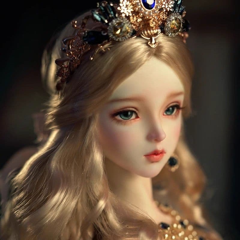 AX668 BJD 1/3 人形 ドール ウィッグ カツラ 耐熱 ハンドメイド
