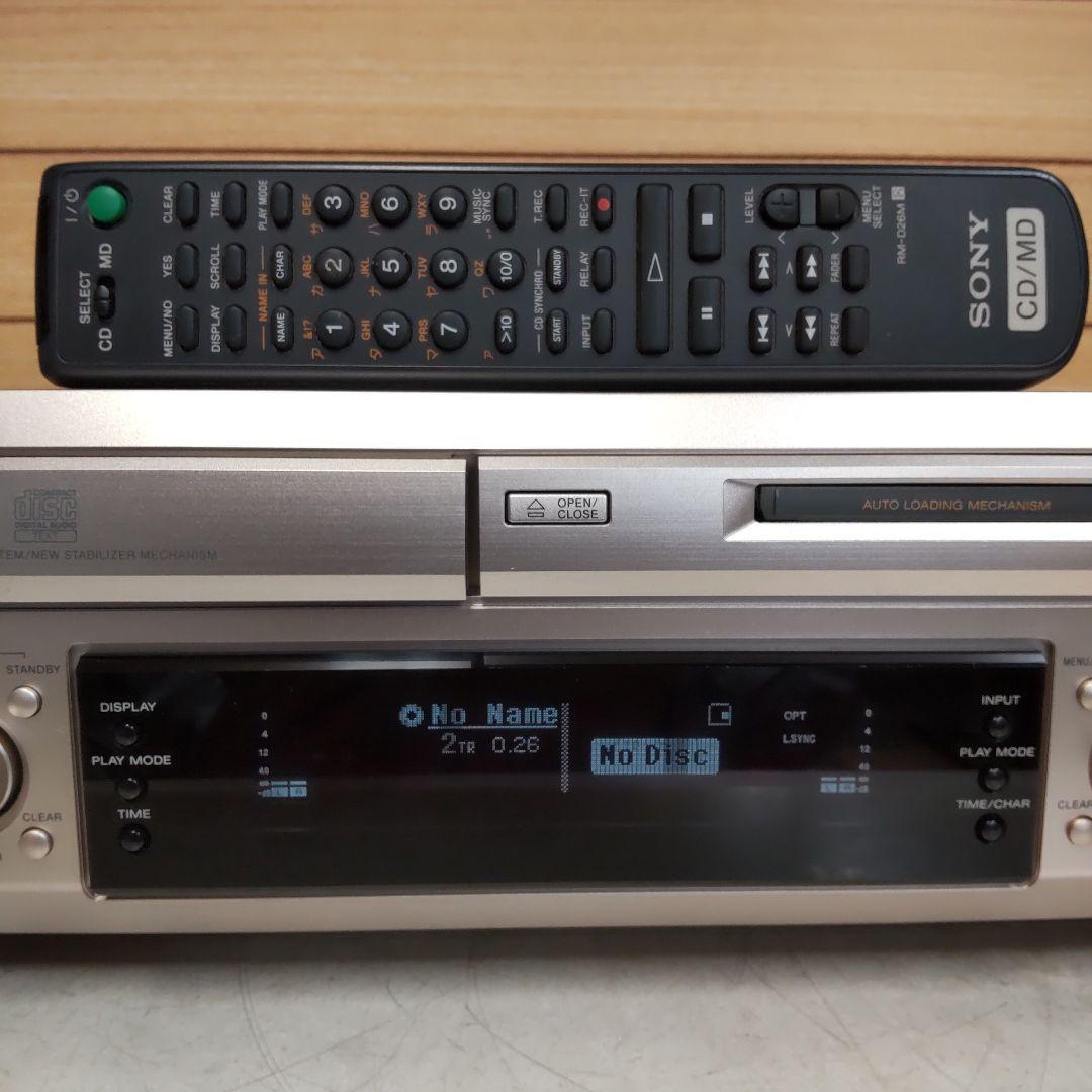 リペア済 SONY MXD-D2 CD/MD一体デッキ リモコン付