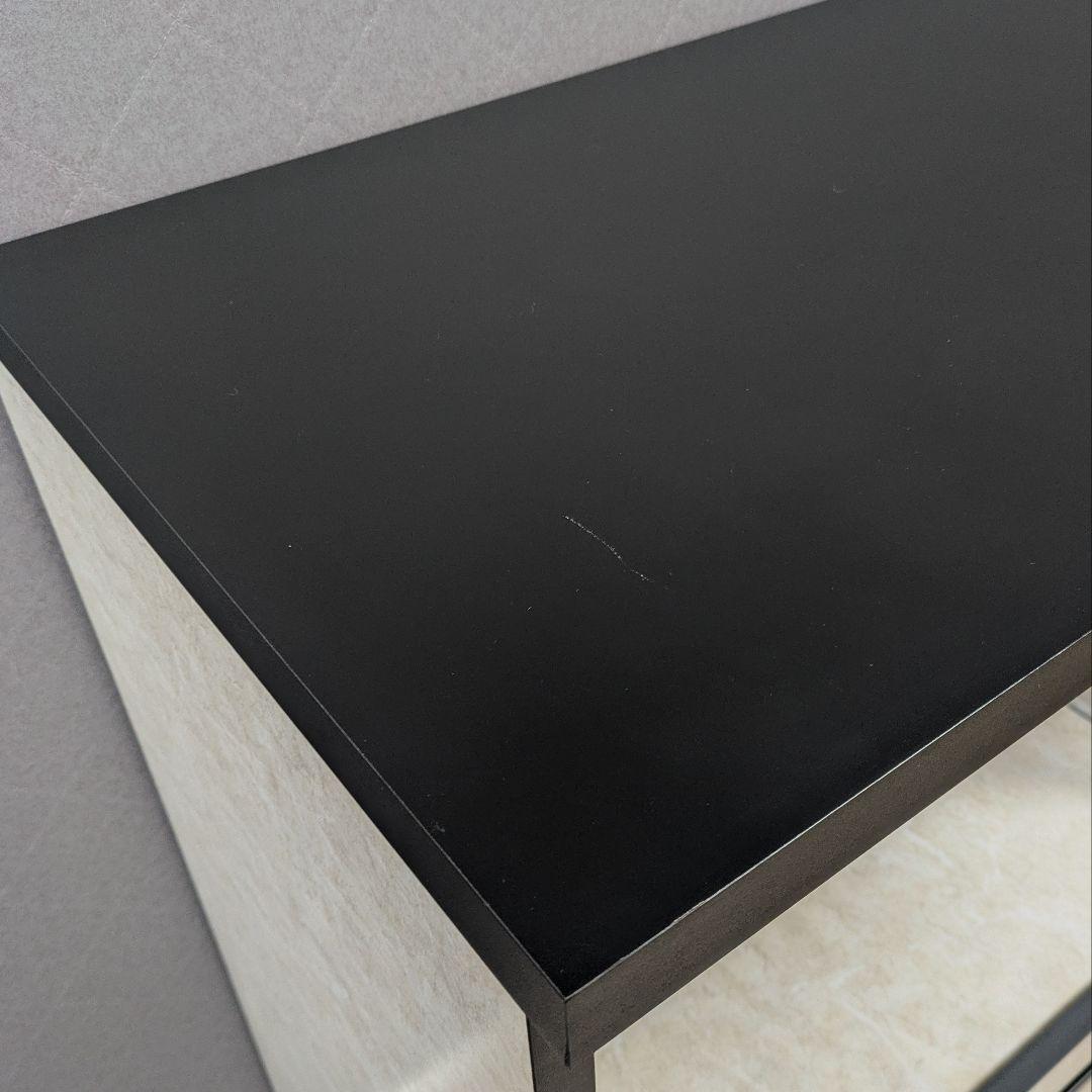 ＼3/8まで限定価格！／大川家具 日本製 キッチンカウンター ストーンホワイト