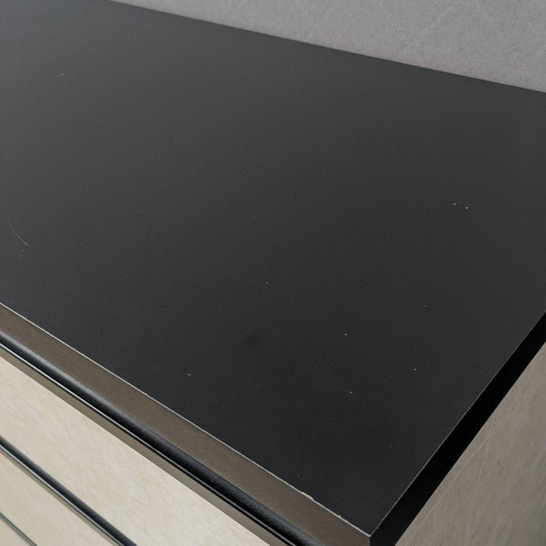 ＼3/8まで限定価格！／大川家具 日本製 キッチンカウンター ストーンホワイト
