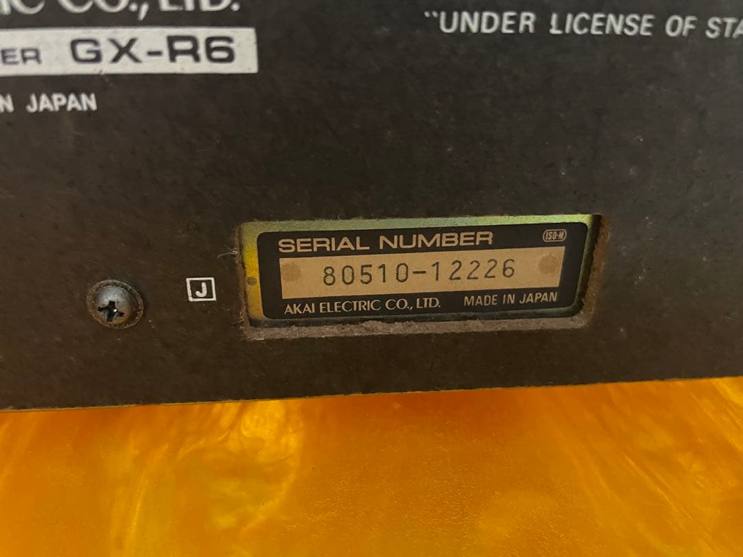 AKAI GX-R6ステレオカセットデッキ動作確認済み