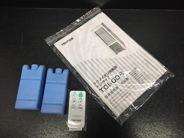 Ｙ超美品 テクノイオン 冷風扇 スリム TCI-008 暑さ対策 クーラー 白