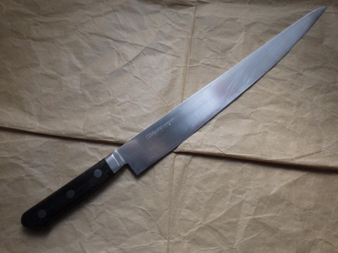 ミソノ モリブデン鋼 筋引包丁刃渡り360mm No.525 ミソノ刃物