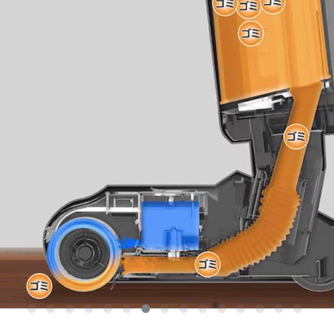 水拭き掃除機 ミンドーアクアエックス MIA-N001-BK スティッククリーナ