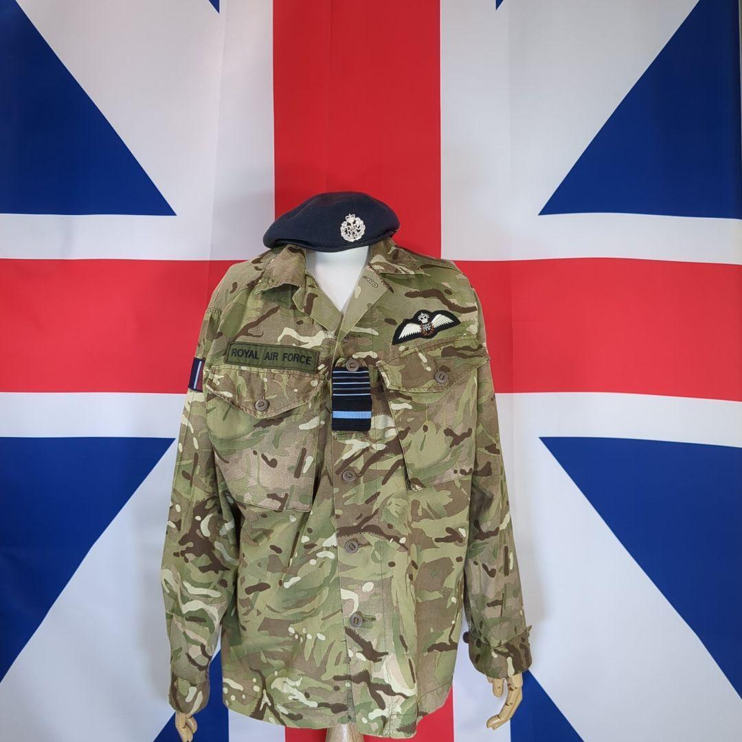【実物美品】イギリス空軍 MTPジャケット & ベレー帽（フルパッチ）
