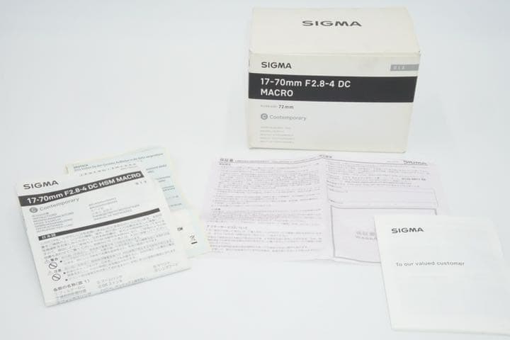 SIGMAの17-70mm F2.8-4 DC MACRO OS HSM
