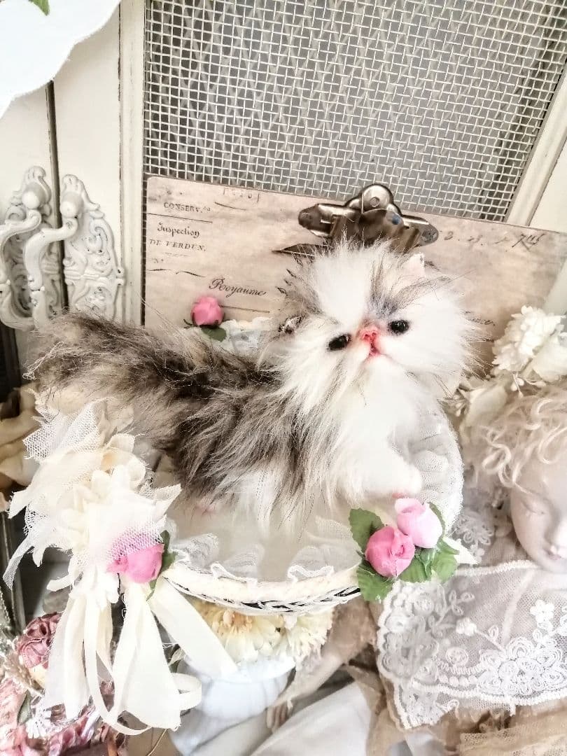 whitelion☆様♡エキゾチック子猫ちゃん♡アートドール♡ぬいぐるみ♡ベビー