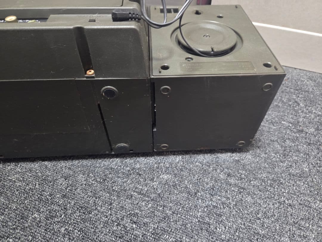 ★ジャンク★SHARP QT-88 ダブルカセットラジカセ 昭和レトロ