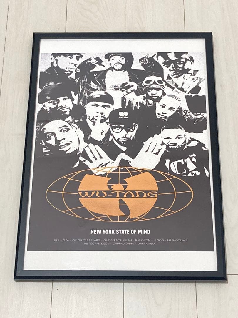 【額縁付き】A2 ポスター Wu-Tang Clan ウータンクラウン 1