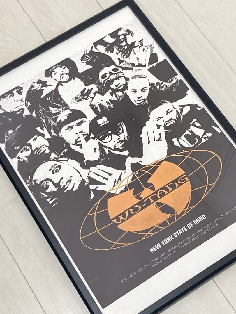 【額縁付き】A2 ポスター Wu-Tang Clan ウータンクラウン 1
