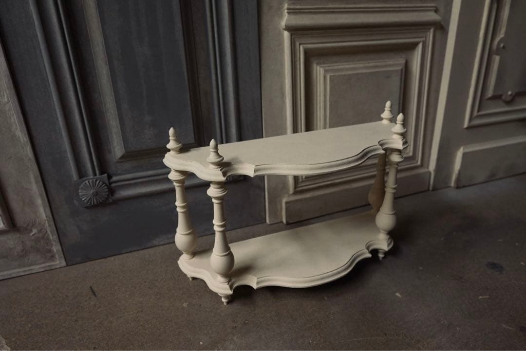 【受注製作】ナポレオンシェルフ(アイボリーホワイト)