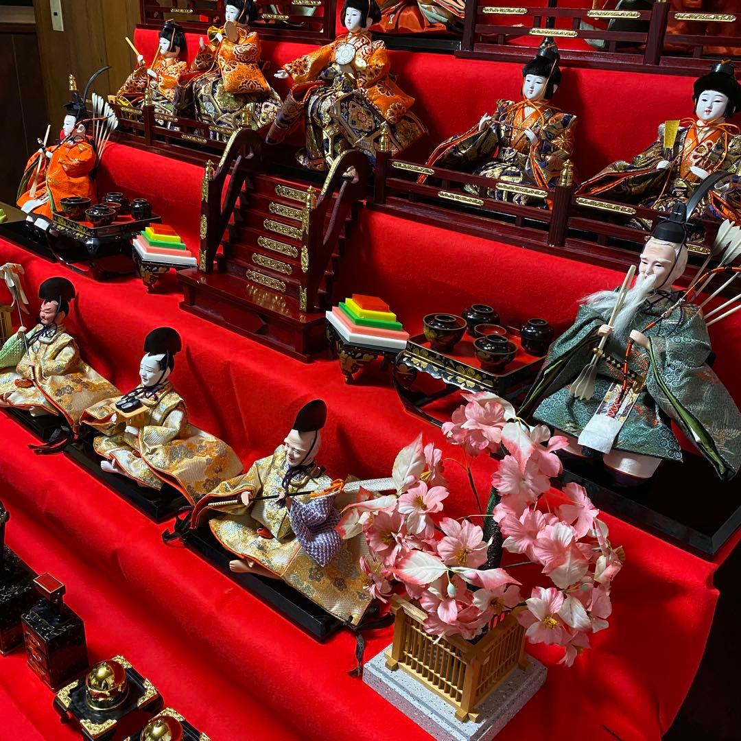 ①ひな壇 雛人形 7段 ひな祭り お雛様 セット ①
