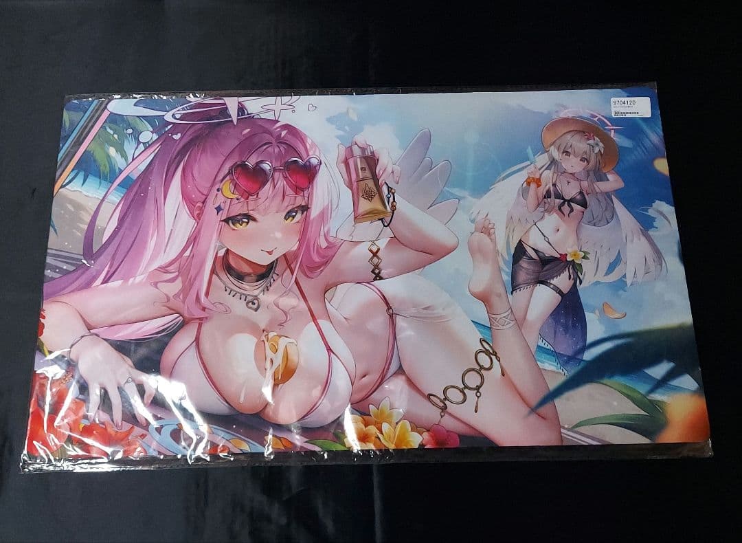 水着ミカ　ナギサ　プレイマット　スリーブ　ブルーアーカイブ　ブルアカ　EATOS