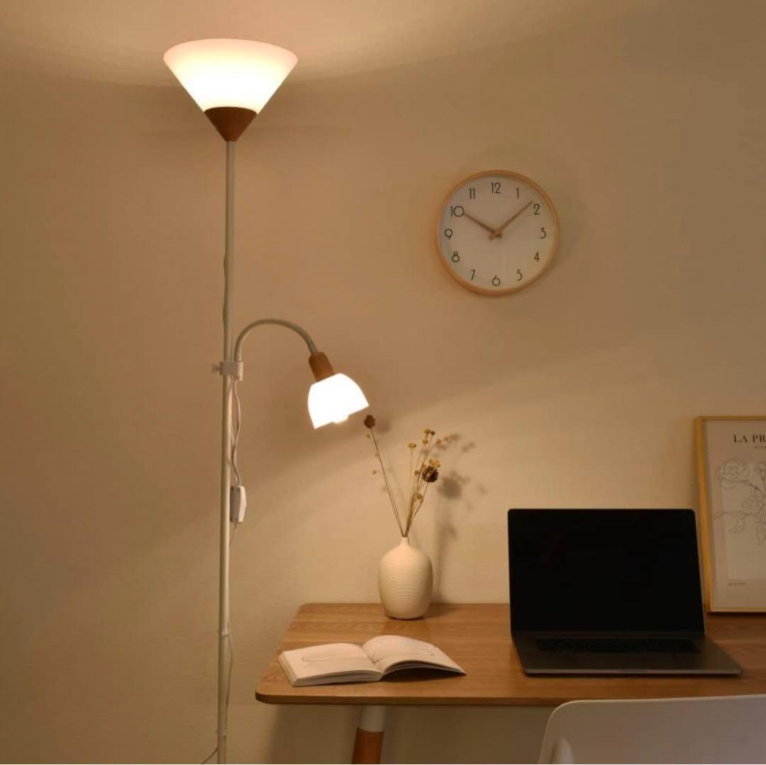 【M2194-82-48】フロアスタンド　ブラック　LED電球付き　リモコン付き