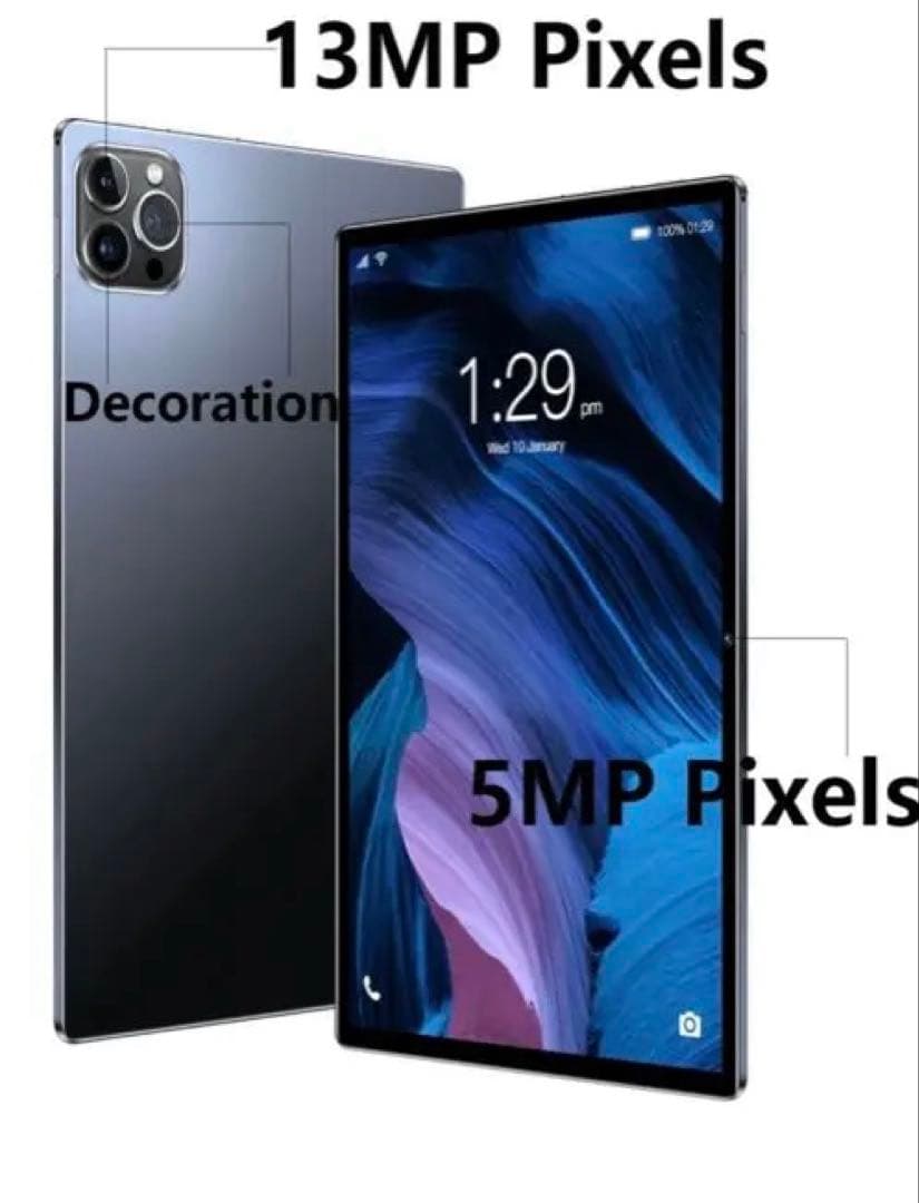 QETUPA タブレット Android 13 6GB/128GB セット付き