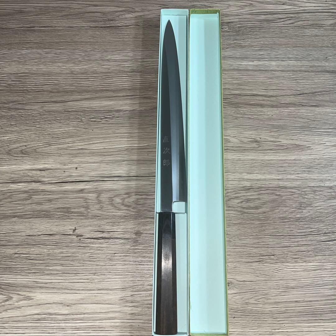 堺打刃物　切付柳　一尺　　銀三　黒たん柄