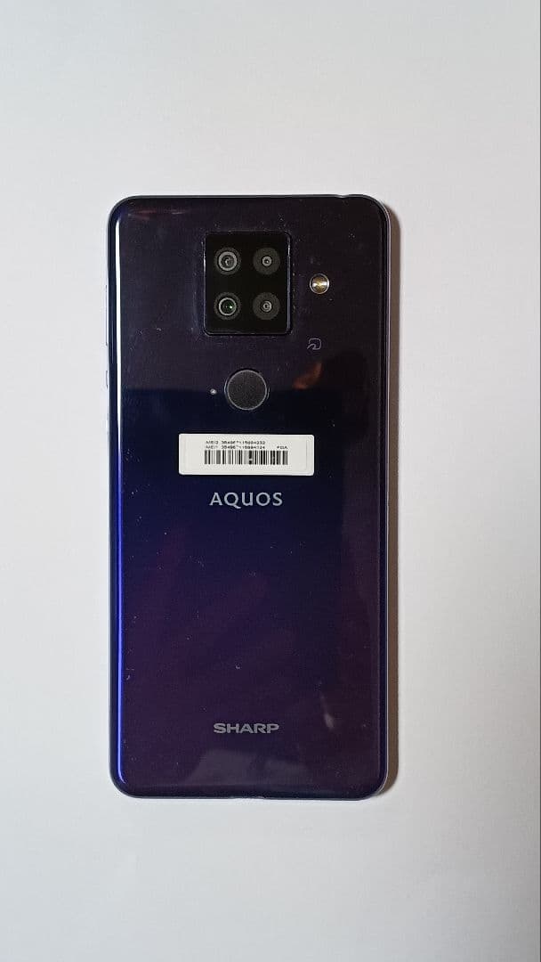 SHARP AQUOS スマートフォン パープル