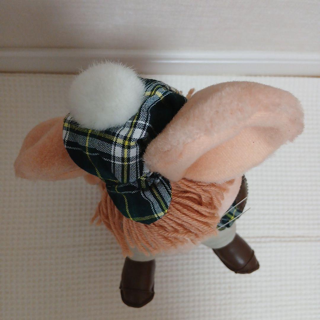 トッポジージョレトロぬいぐるみ 赤いトマト型クッション付き