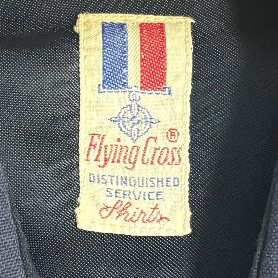 1969製　ヴィンテージ　US古着　アメリカ空軍　長袖シャツ　L ネイビー