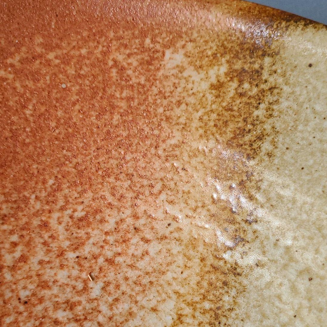 信楽焼 大皿  古信楽 直径３４cm