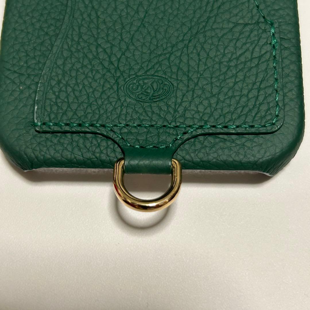 【新品】デミュウDEMIU スマホケース グリーン iPhone13