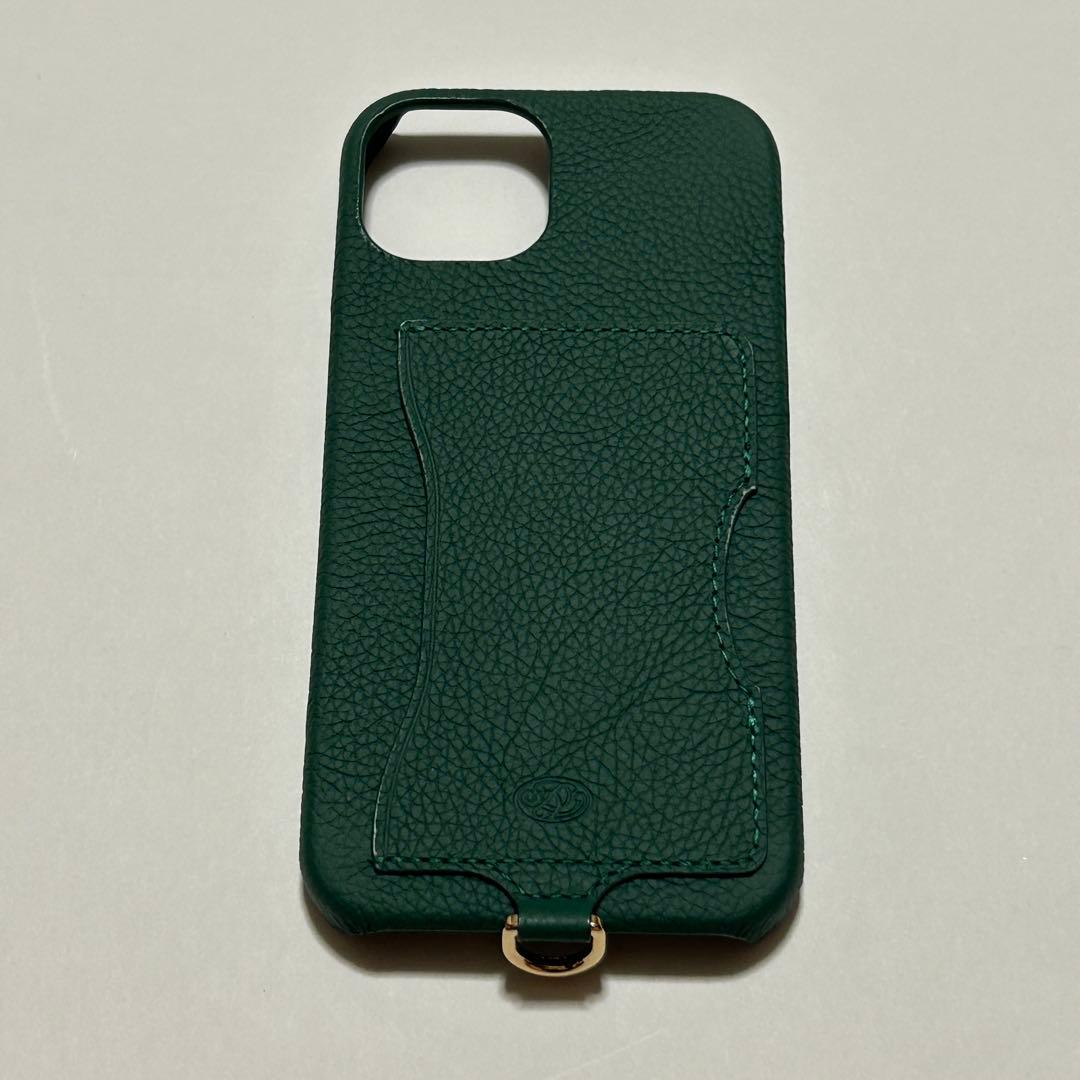 【新品】デミュウDEMIU スマホケース グリーン iPhone13