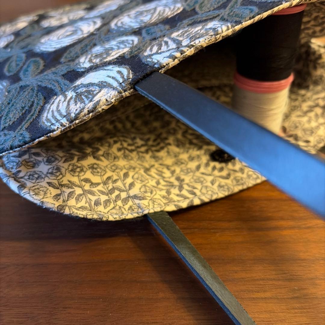 ハンドメイド トートバッグ ミナペルホネンrosy
