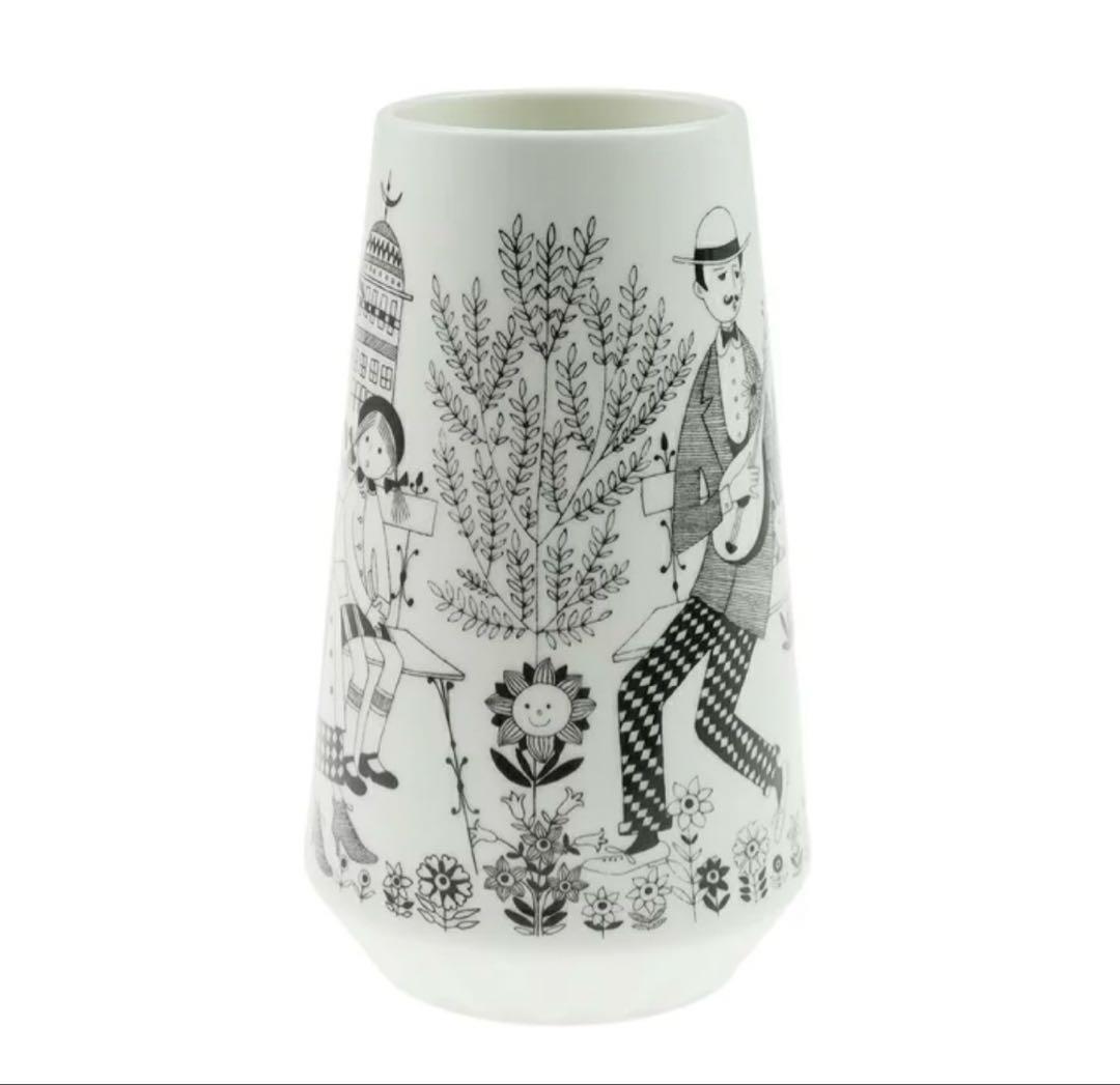 アラビア　エミリア　フラワーベース　19㎝　北欧