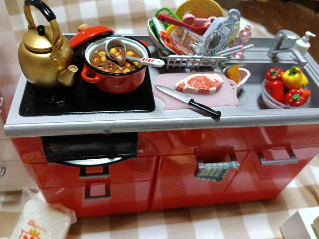 リーメント　ミニチュアキッチンセット 食材付き
