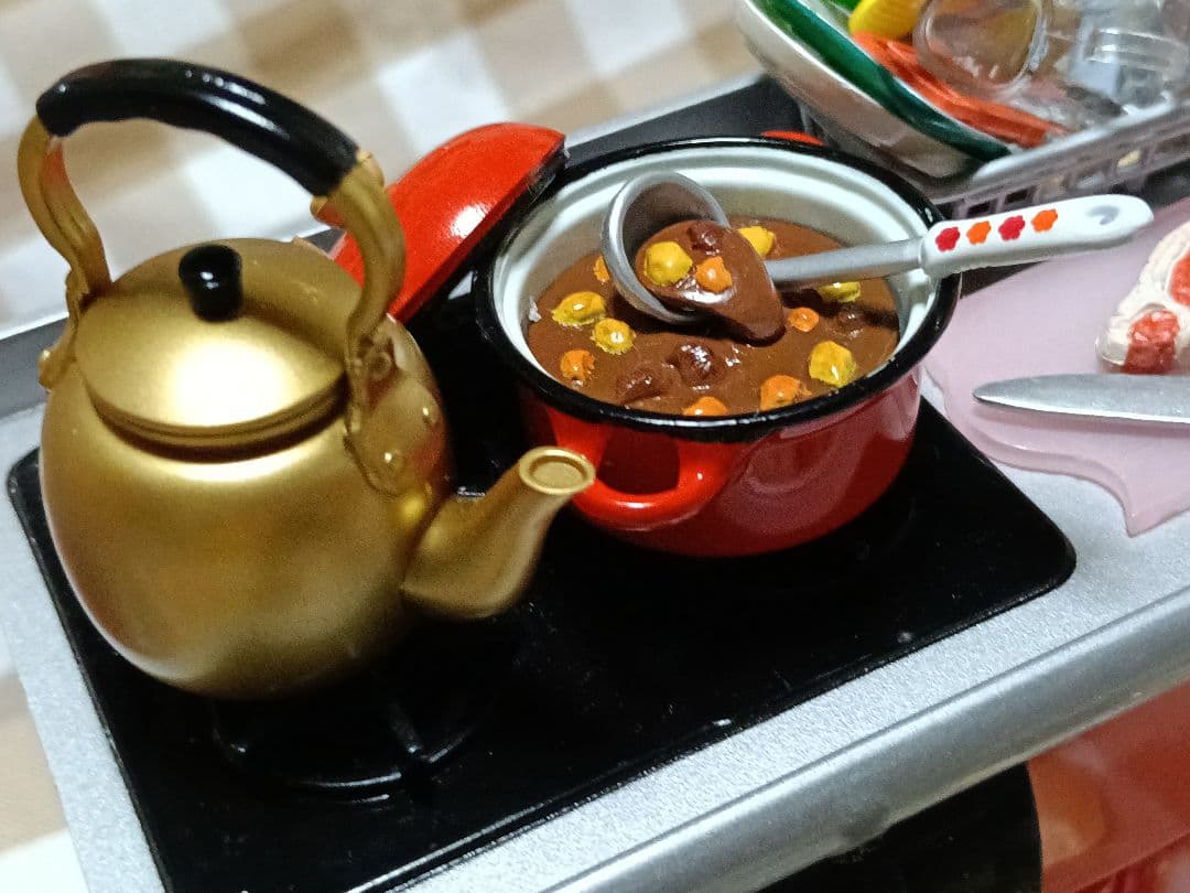 リーメント　ミニチュアキッチンセット 食材付き