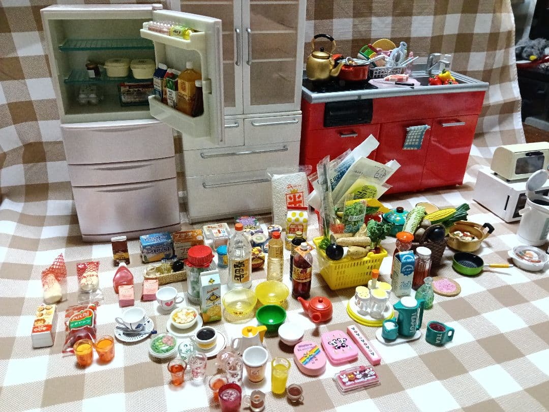 リーメント　ミニチュアキッチンセット 食材付き