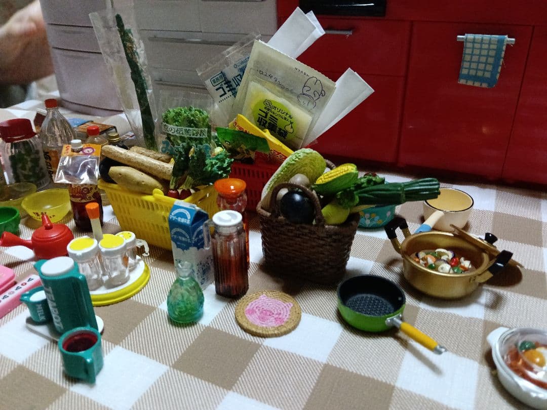 リーメント　ミニチュアキッチンセット 食材付き