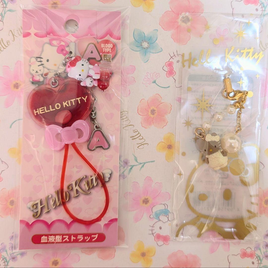 ハローキティ　ご当地キティ　ストラップ　62個おまとめ（ナース血液型他）