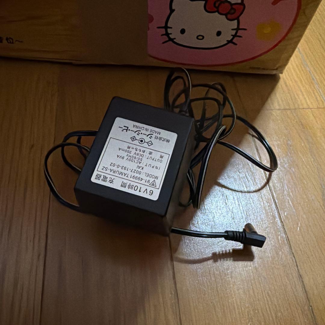 電動乗用　ハローキティ　ポッポトレイン　平成レトロ　希少　レア　玩具　汽車　電車