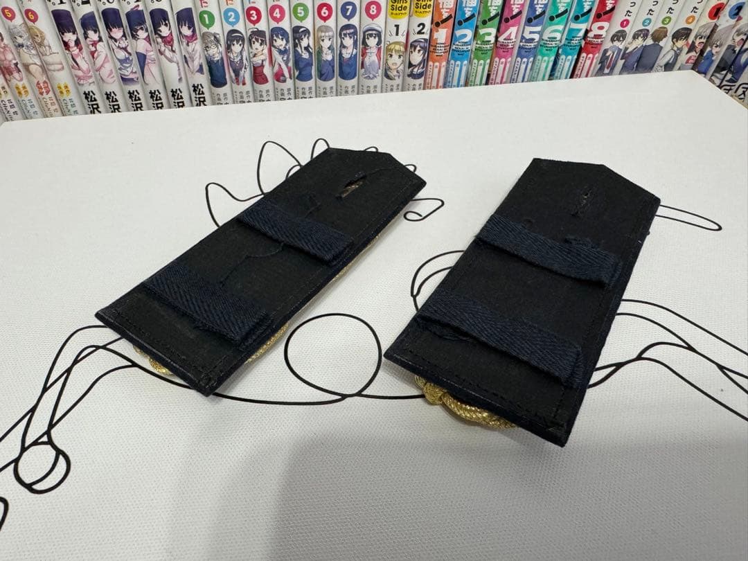 陸海軍　海軍陸戦隊　帝国陸軍　肩章　階級章　金モール