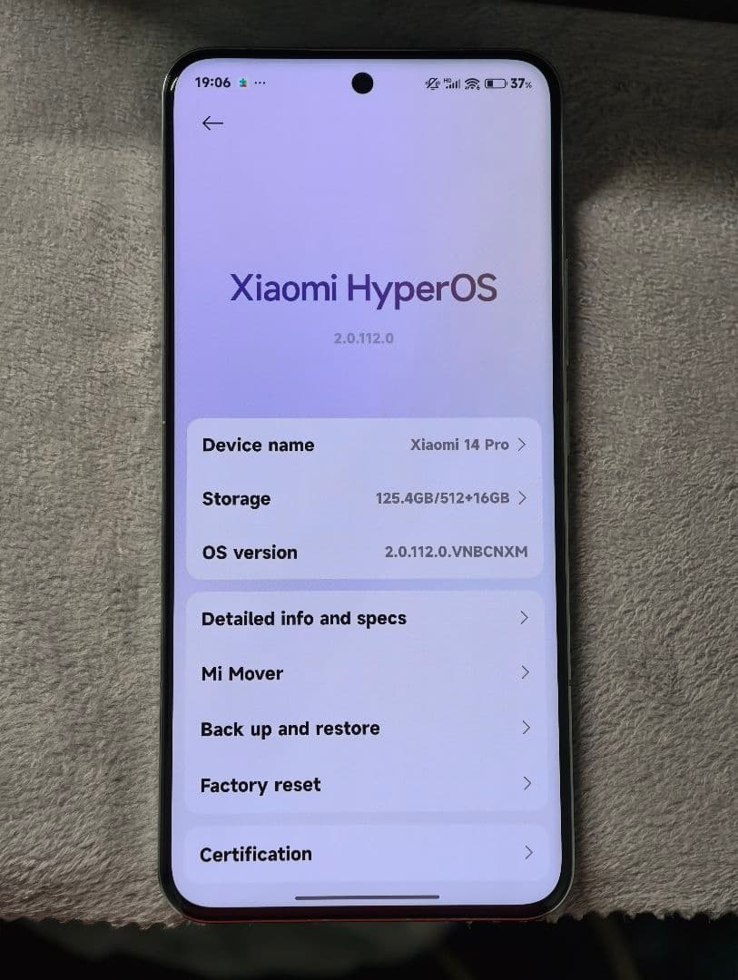 Xiaomi 14 Pro 16/512GB 岩石青 Leicaカメラ