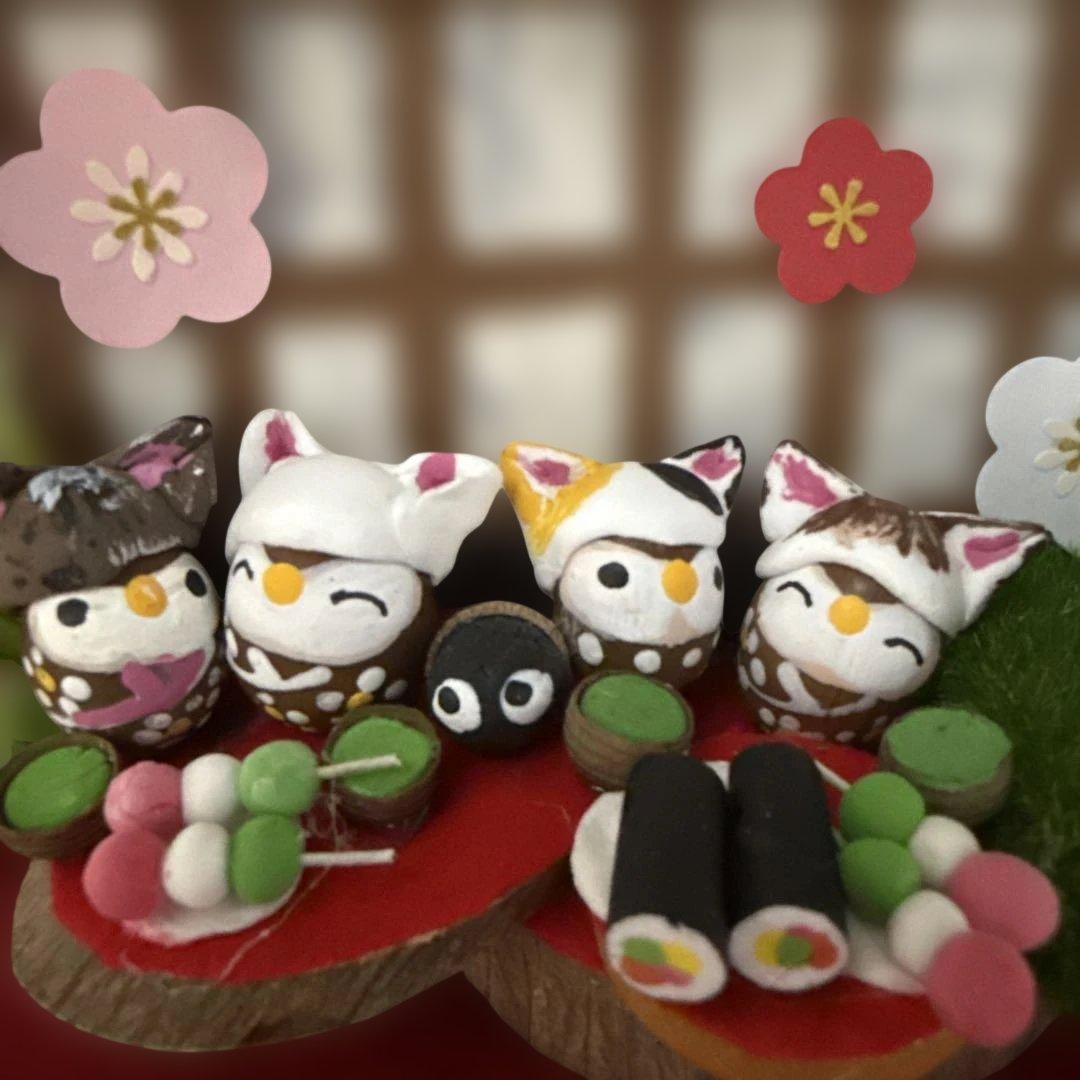 どんぐりアート♡節分オブジェ＆バレンタイン♡