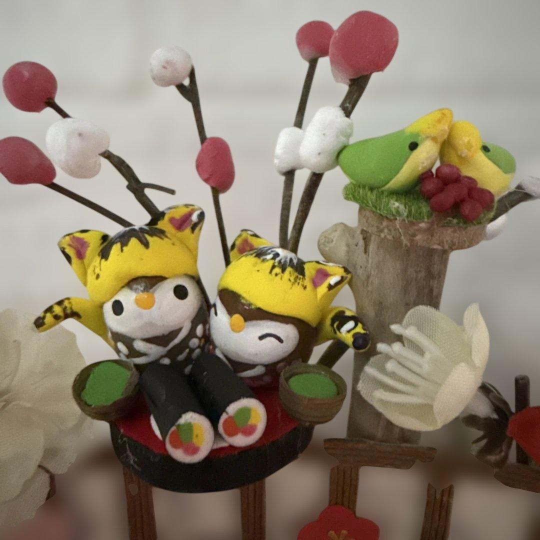 どんぐりアート♡節分オブジェ＆バレンタイン♡