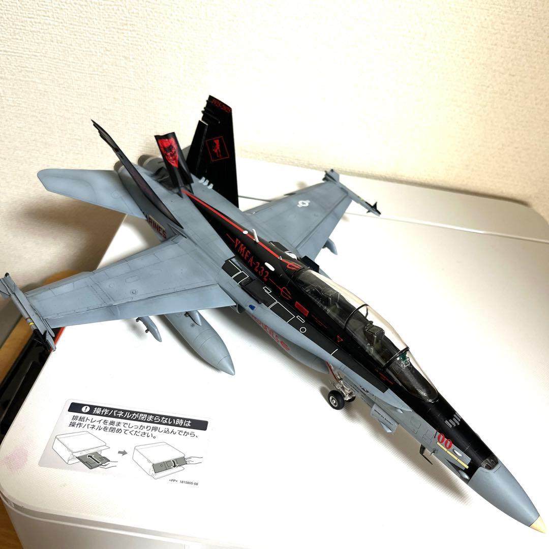 戦闘機プラモデル完成品1/48F-18ホーネット
