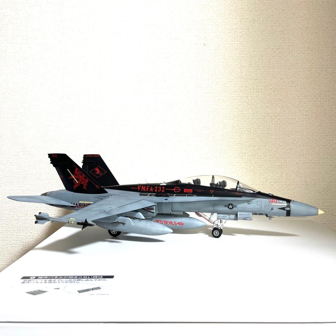 戦闘機プラモデル完成品1/48F-18ホーネット
