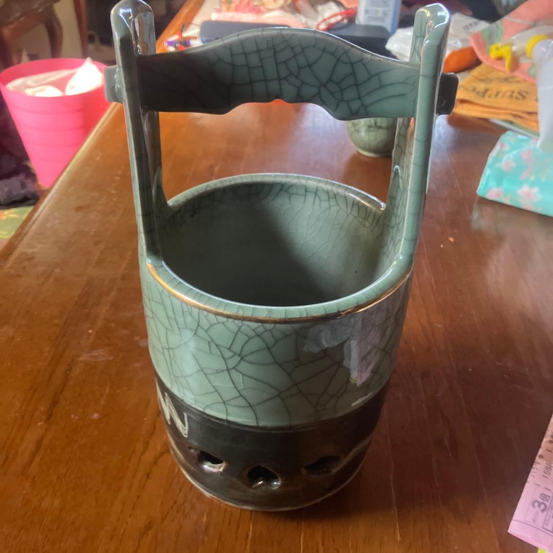 相馬駒焼き花器