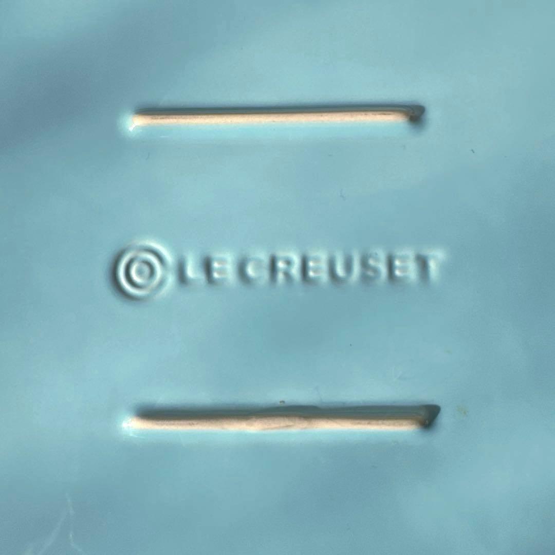 LE CREUSETル・クルーゼ ライトブルー 角皿 2枚セット 耐熱皿 深皿