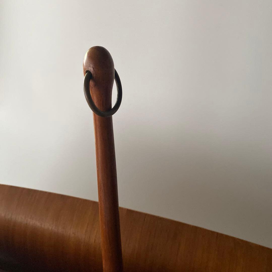 希少 山口木工 チーク スリッパラック マガジンラック 剣持勇