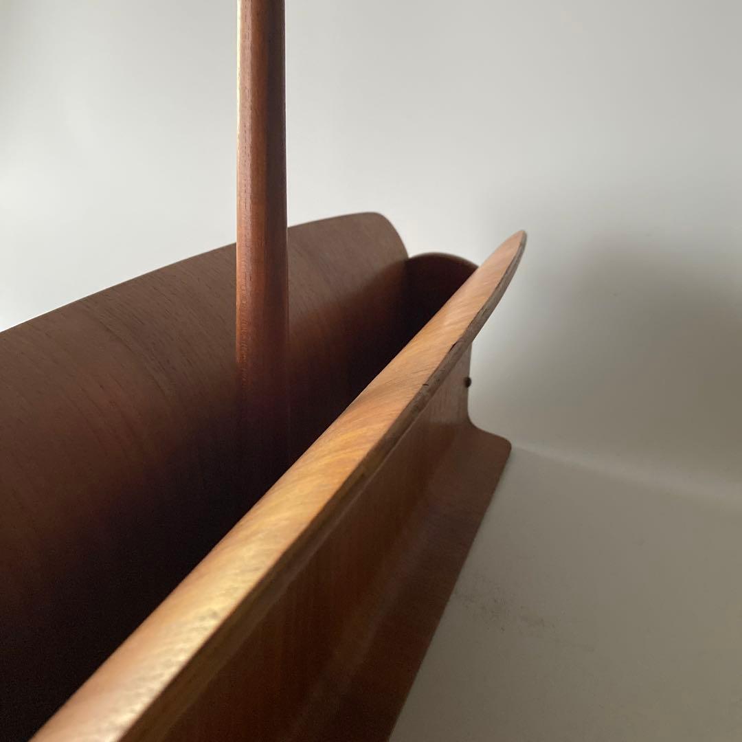 希少 山口木工 チーク スリッパラック マガジンラック 剣持勇