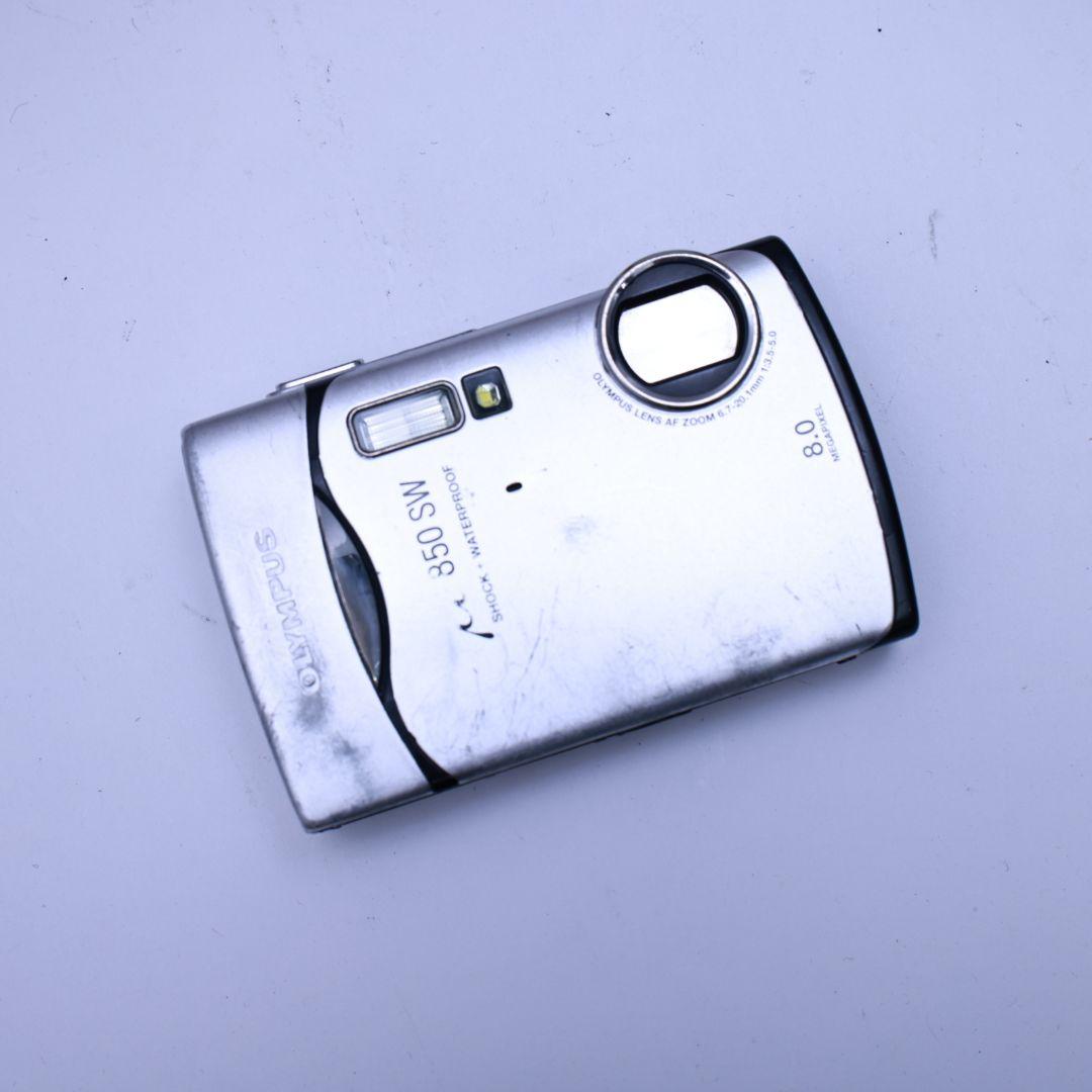 スマホ転送可 OLYMPUS μ850 デジタルカメラ 充電器カード付